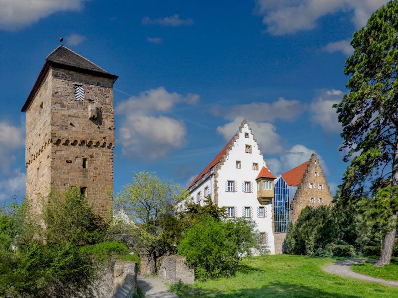 Old Tower, German Order Castle, Zweiradmuseum, Germany